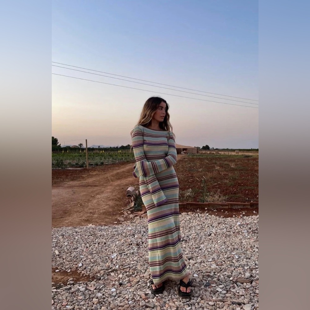 Verge Girl Rhythm & Soul Knit Maxi Dress